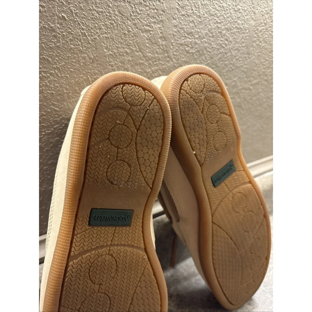 St John's Bay Boat Shoes Men's Sz 9.5 M 016-8000 Tan Brown Excellent Cond.